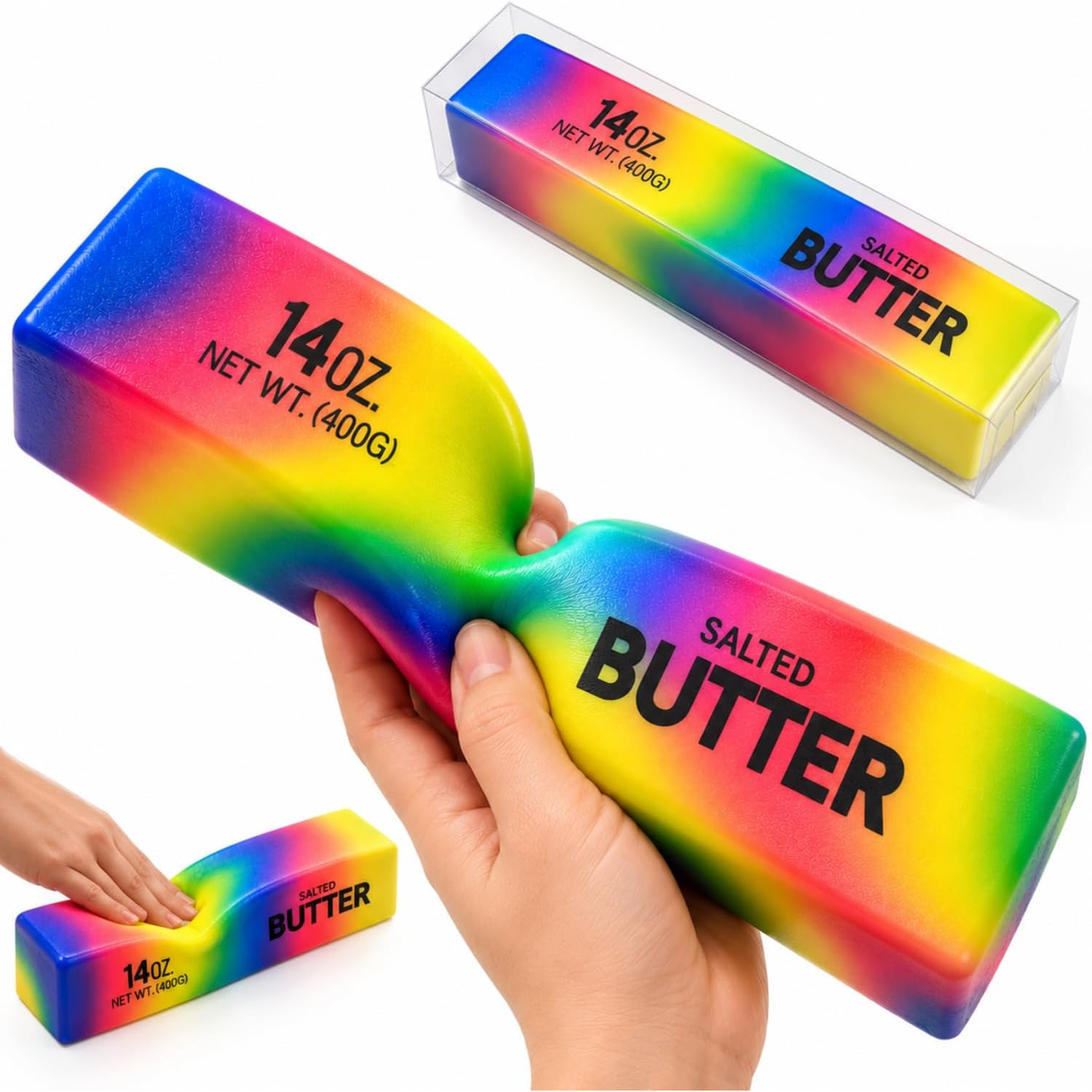 Rainbow Butter Squishy 14 oz