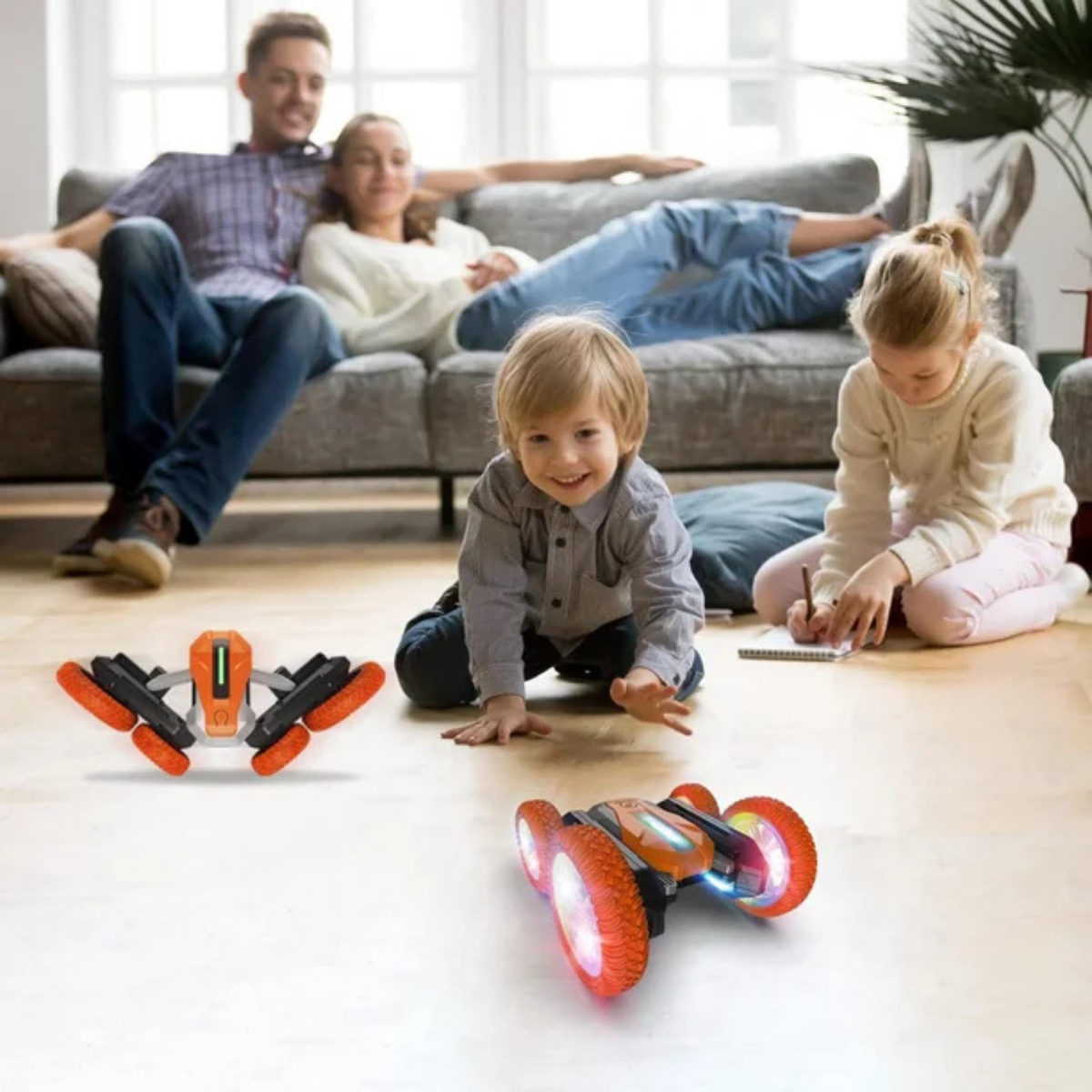 4WD Double-Sided Stunt Racer 2.4GHz RC Car Toy-All Terrain