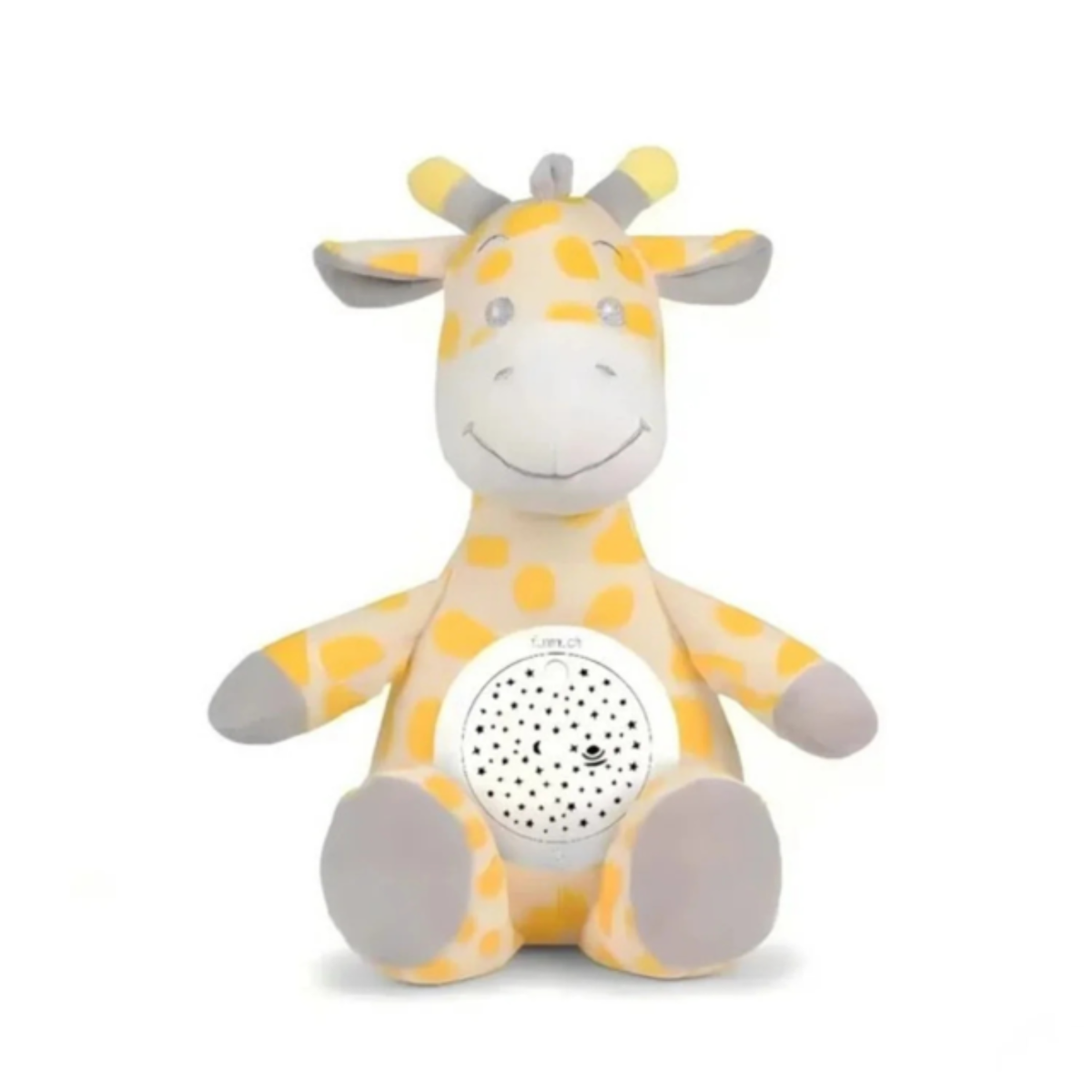 3-in-1 Giraffe Plush Soother Toy for Newborns 0M+ – Star Projector & Soothing Sounds