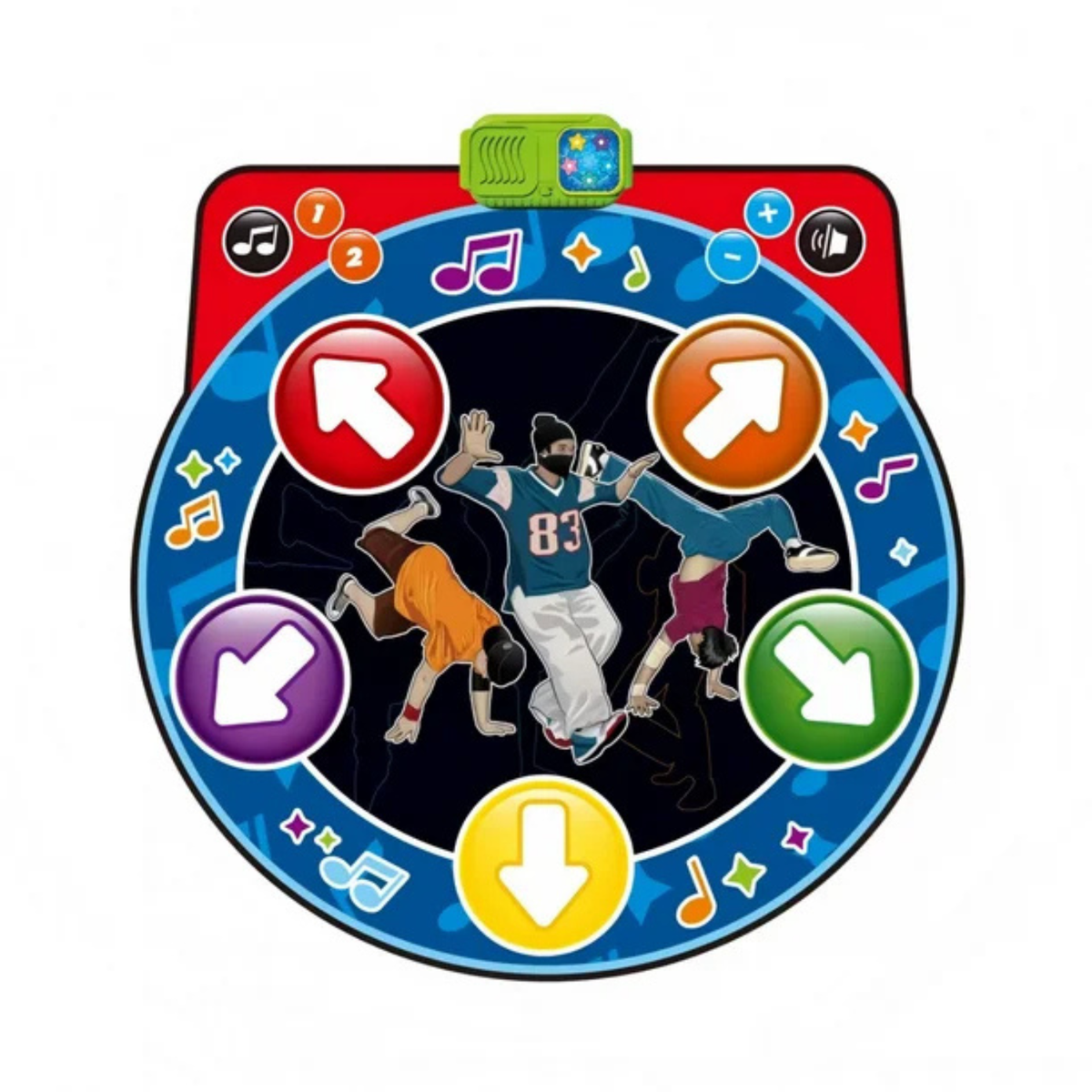 Round LED Dance Mat for Kids 3-12 Years
