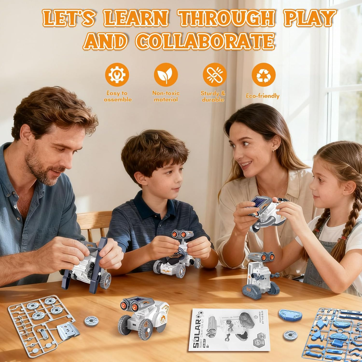 14-in-1 Solar Robot STEM Building Kit