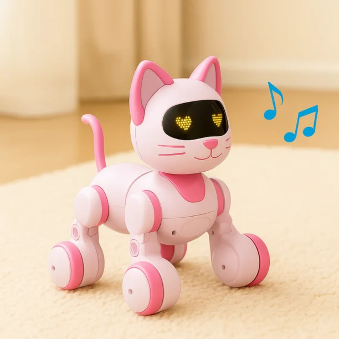 Happy Kitten Robot Cat – Interactive Remote & Touch-Controlled Robotic Pet for Kids Ages 3+