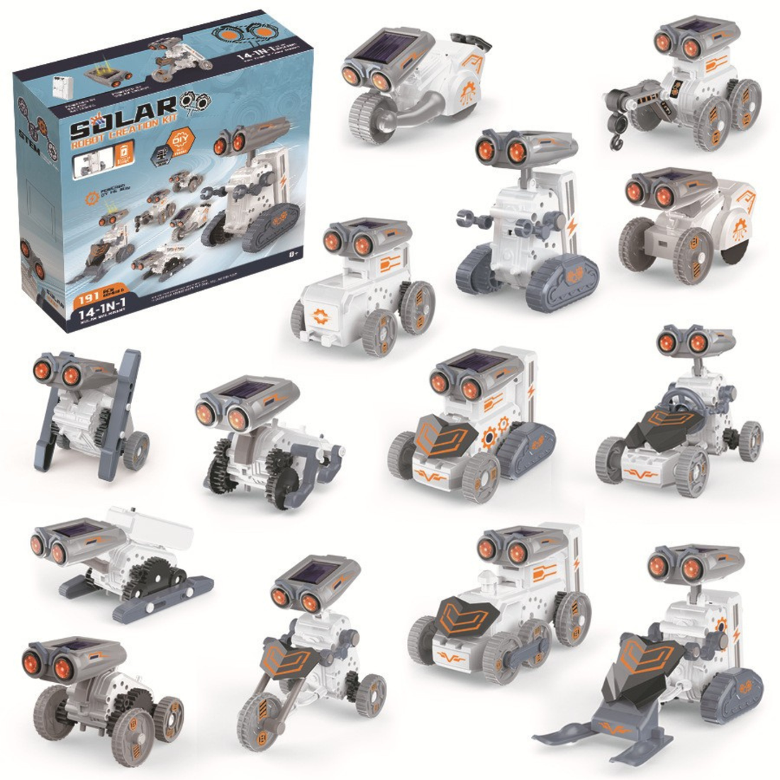 14-in-1 Solar Robot STEM Building Kit