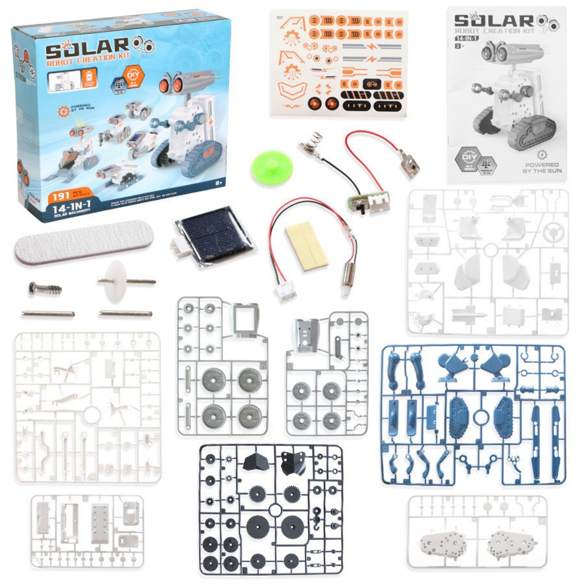 14-in-1 Solar Robot STEM Building Kit
