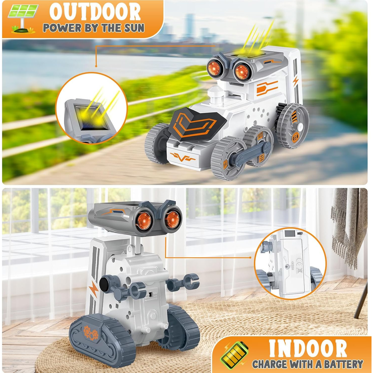 14-in-1 Solar Robot STEM Building Kit