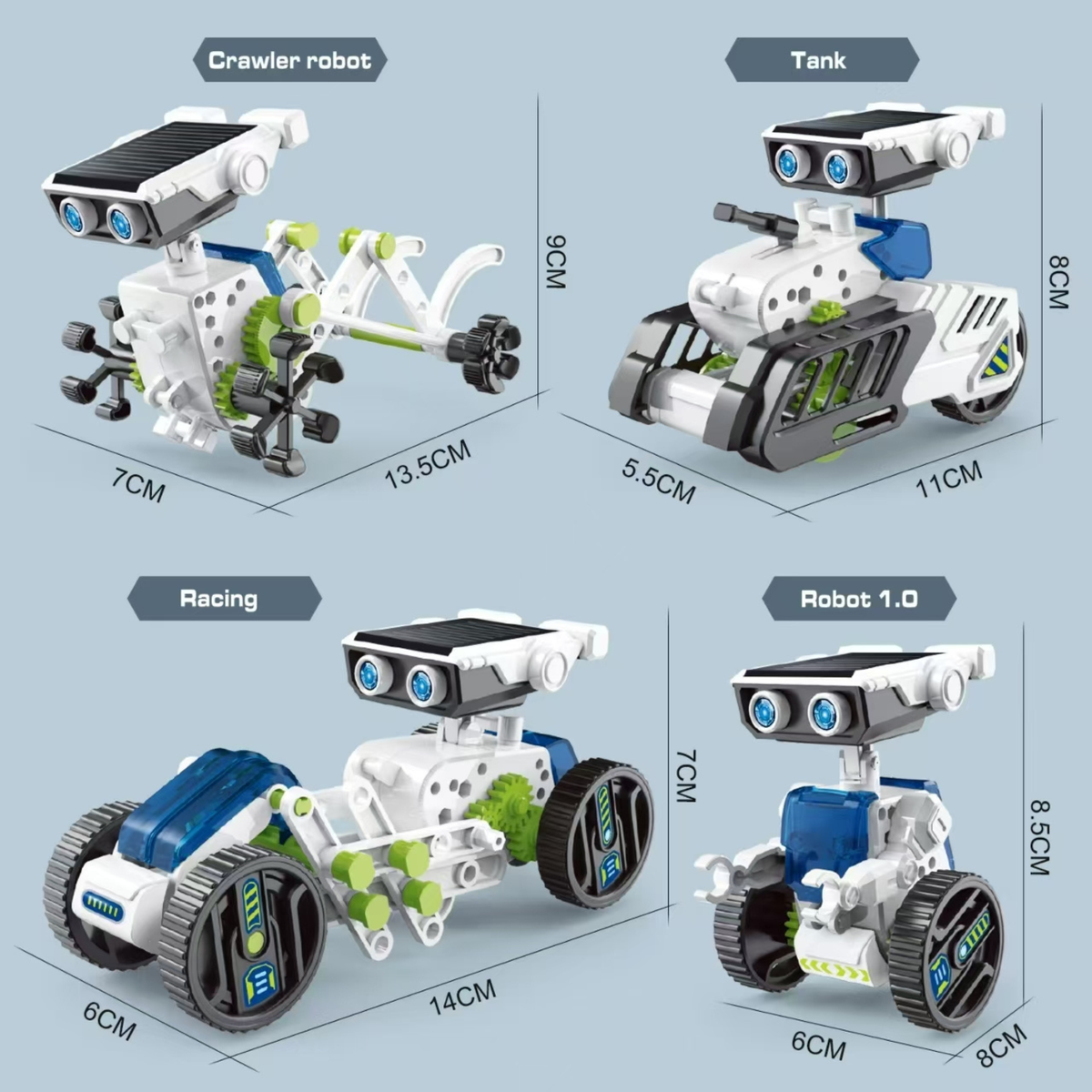 12-in-1 Solar Robot STEM Building Kit for Kids